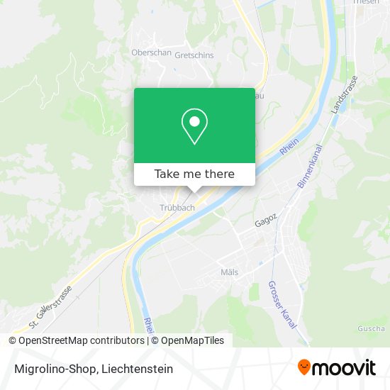 Migrolino-Shop map