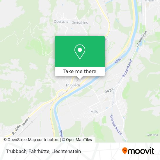 Trübbach, Fährhütte map
