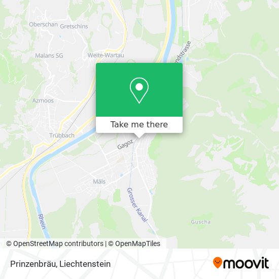 Prinzenbräu map