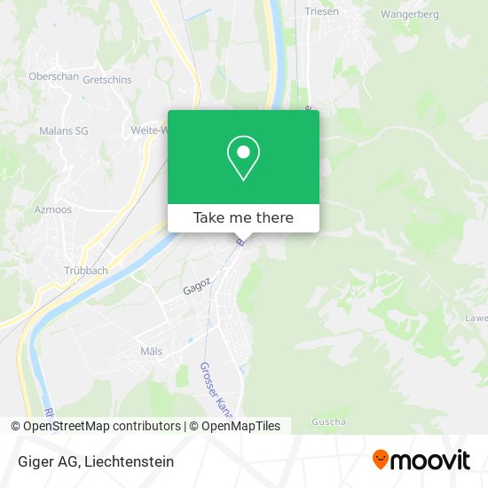 Giger AG map