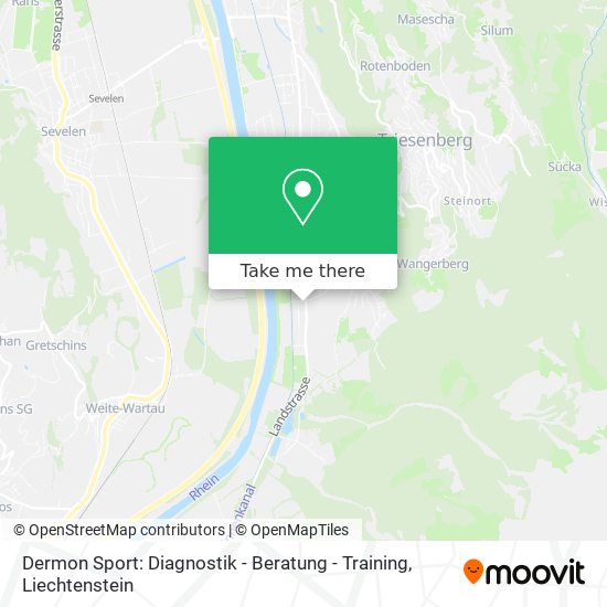 Dermon Sport: Diagnostik - Beratung - Training map