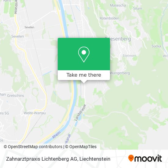 Zahnarztpraxis Lichtenberg AG map