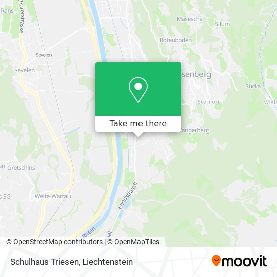 Schulhaus Triesen map