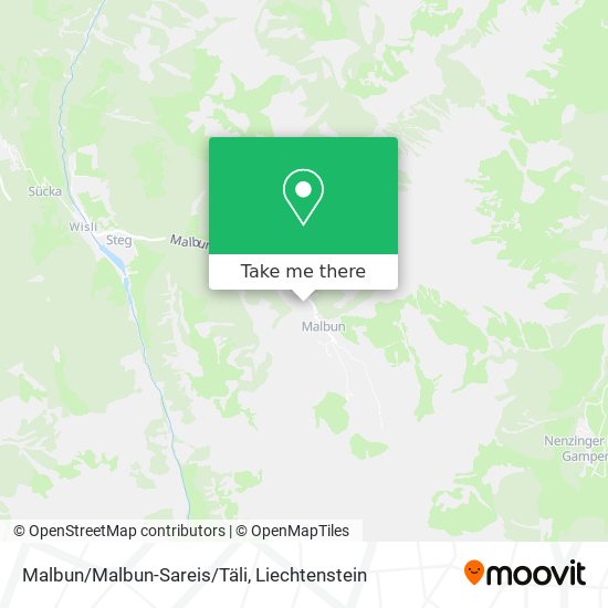Malbun/Malbun-Sareis/Täli map