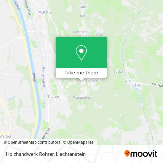 Holzhandwerk Rohrer map