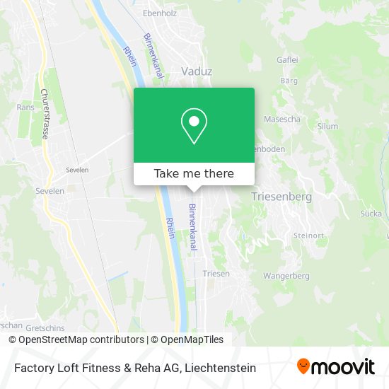 Factory Loft Fitness & Reha AG map