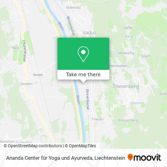 Ananda Center für Yoga und Ayurveda map