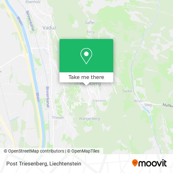 Post Triesenberg map