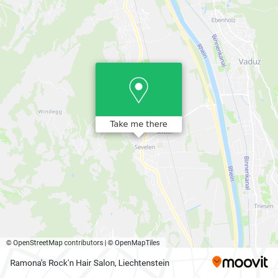 Ramona's Rock'n Hair Salon map