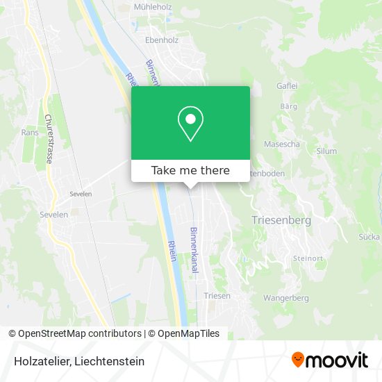 Holzatelier map