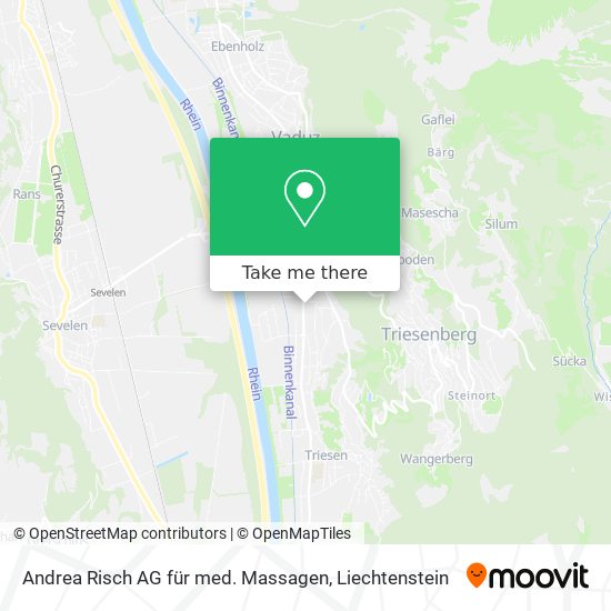 Andrea Risch AG für med. Massagen map