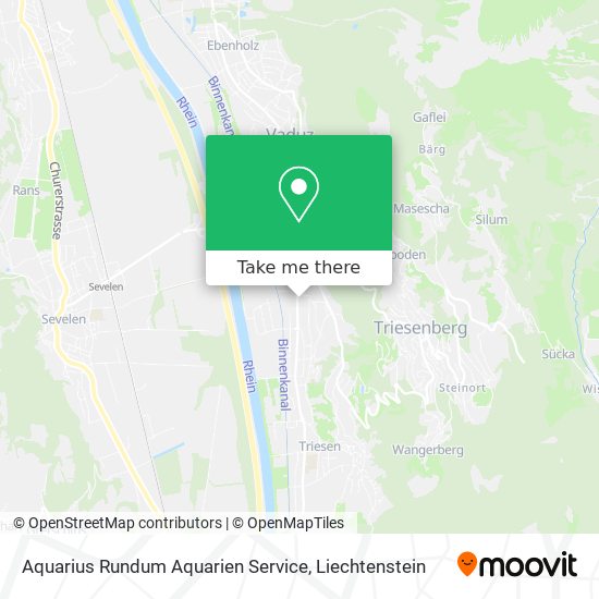 Aquarius Rundum Aquarien Service map