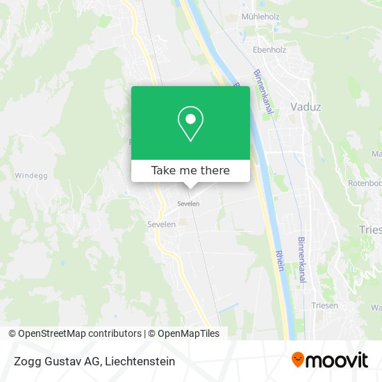 Zogg Gustav AG map