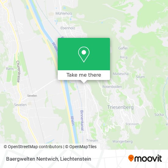 Baergwelten Nentwich map