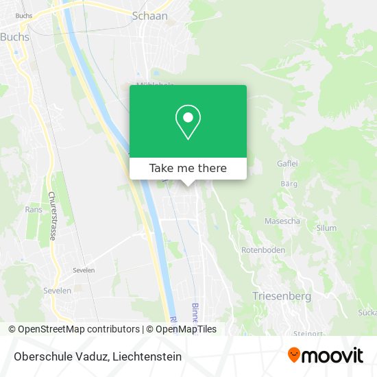 Oberschule Vaduz map