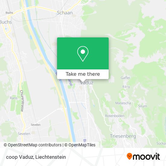 coop Vaduz map