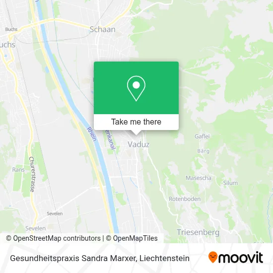 Gesundheitspraxis Sandra Marxer map