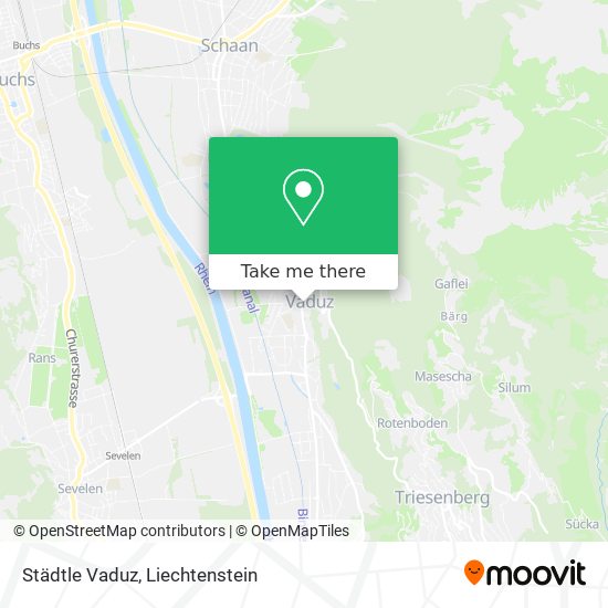 Städtle Vaduz map