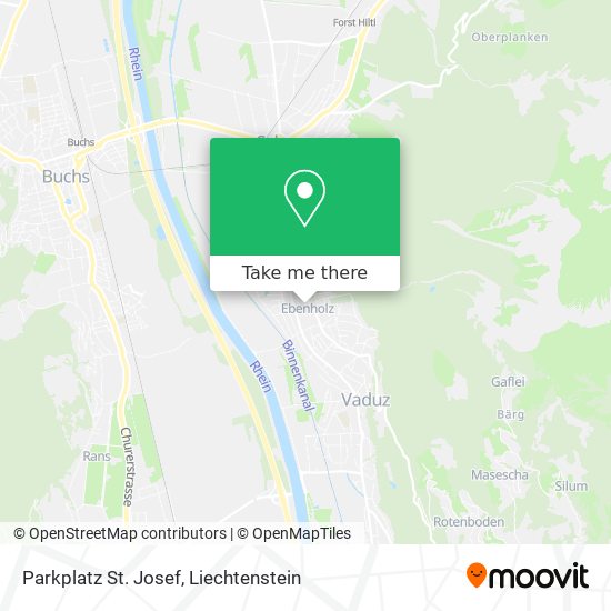 Parkplatz St. Josef map