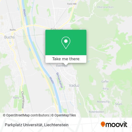 Parkplatz Universität map