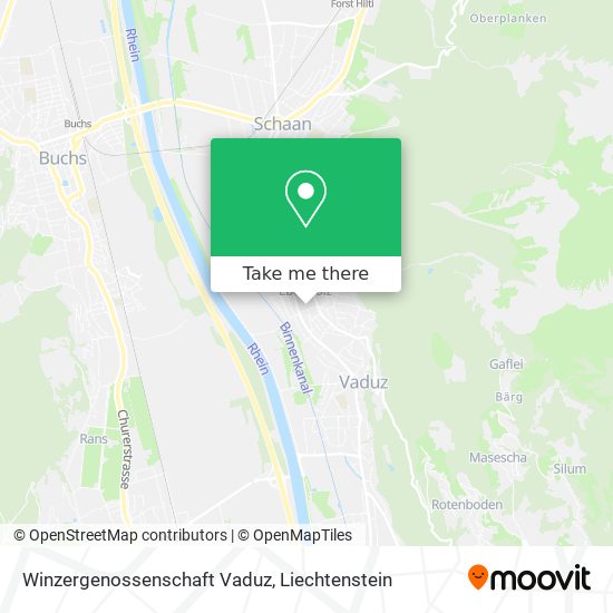 Winzergenossenschaft Vaduz map