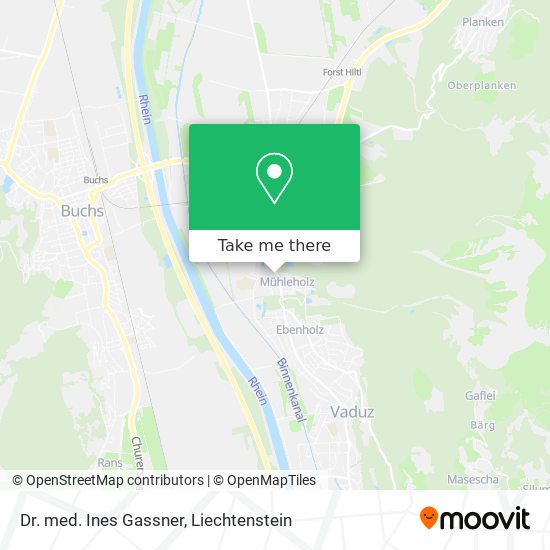 Dr. med. Ines Gassner map