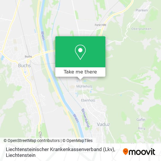 Liechtensteinischer Krankenkassenverband (Lkv) map