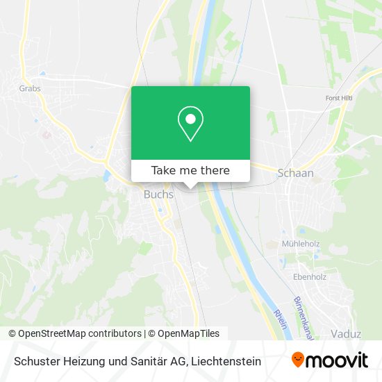 Schuster Heizung und Sanitär AG map