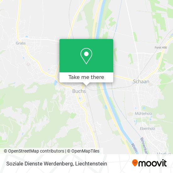 Soziale Dienste Werdenberg map