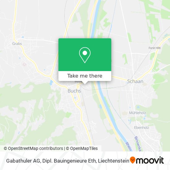 Gabathuler AG, Dipl. Bauingenieure Eth map