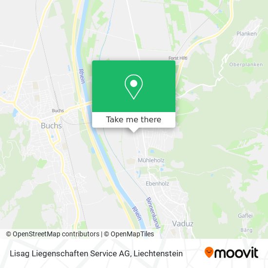 Lisag Liegenschaften Service AG map