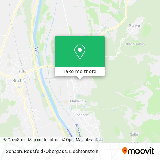 Schaan, Rossfeld/Obergass map
