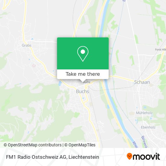 FM1 Radio Ostschweiz AG map