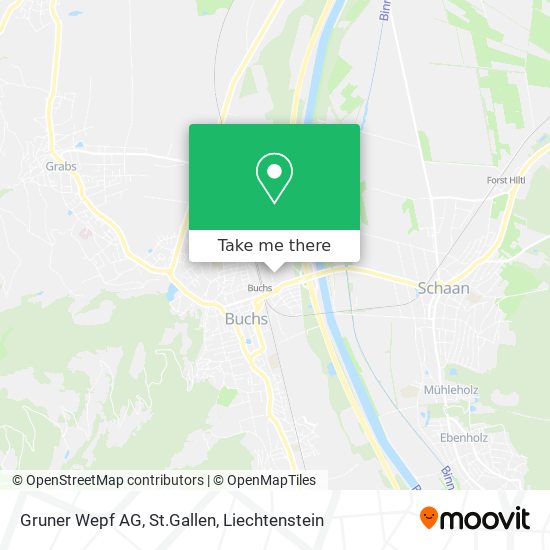 Gruner Wepf AG, St.Gallen map