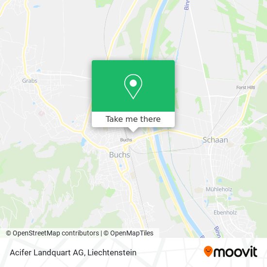 Acifer Landquart AG map