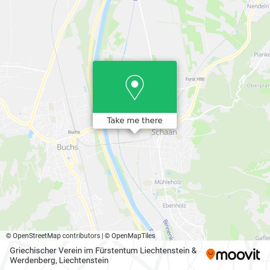 Griechischer Verein im Fürstentum Liechtenstein & Werdenberg map