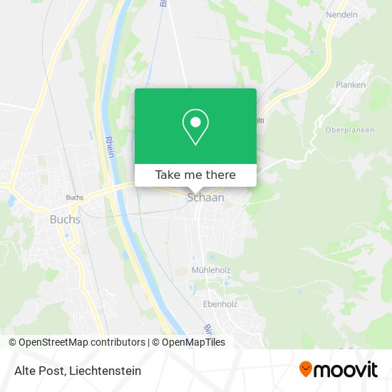 Alte Post map