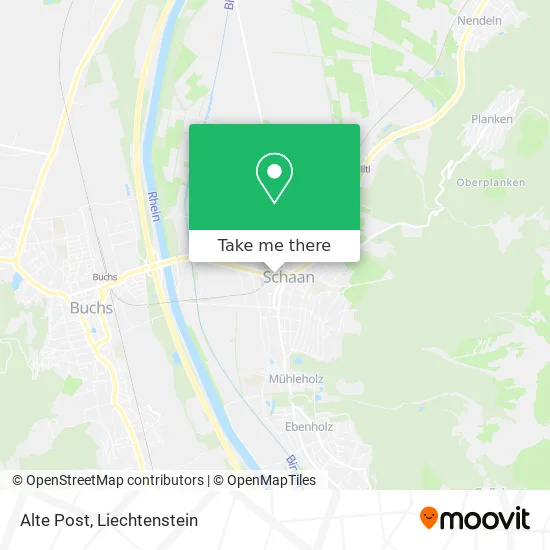 Alte Post map