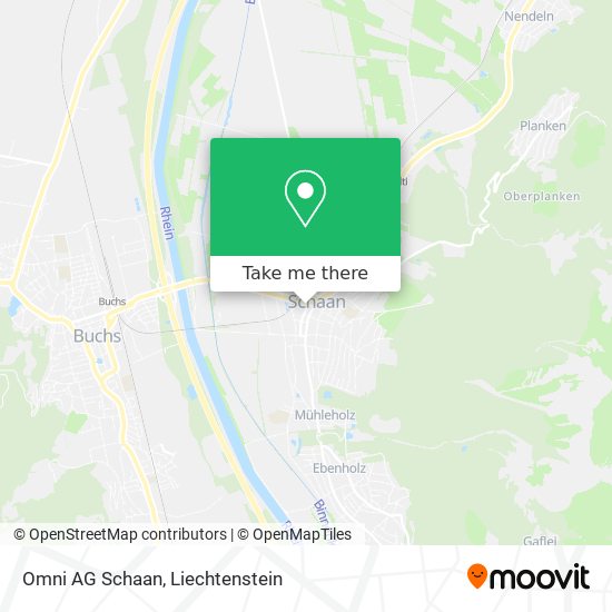 Omni AG Schaan map