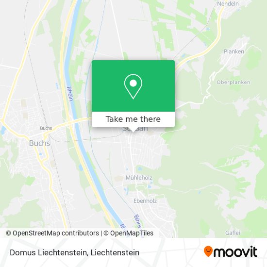 Domus Liechtenstein map