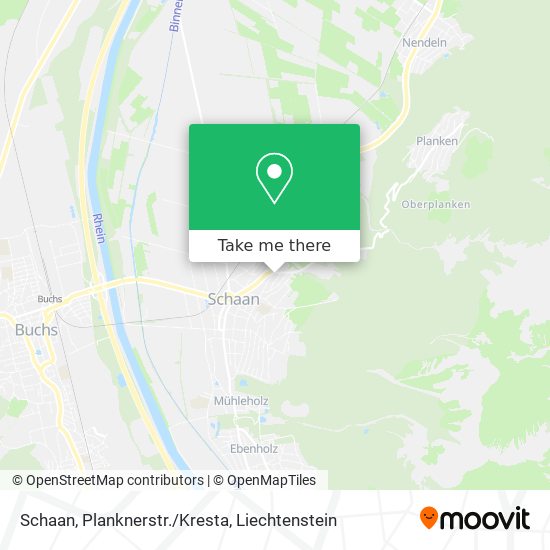 Schaan, Planknerstr./Kresta map