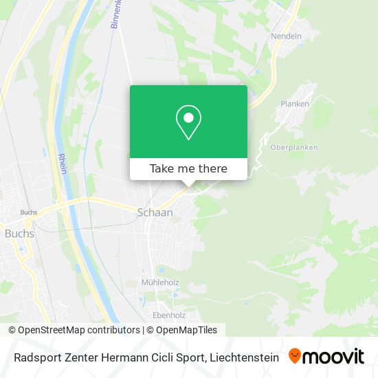 Radsport Zenter Hermann Cicli Sport map