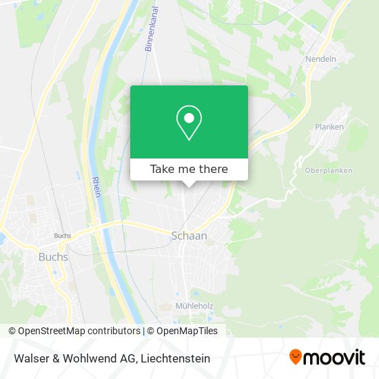 Walser & Wohlwend AG map