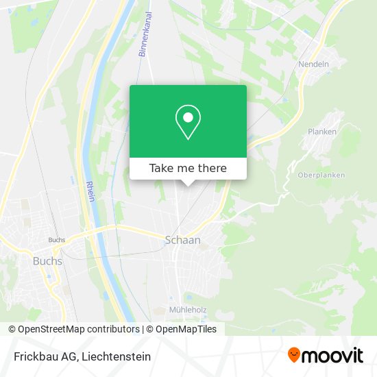 Frickbau AG map