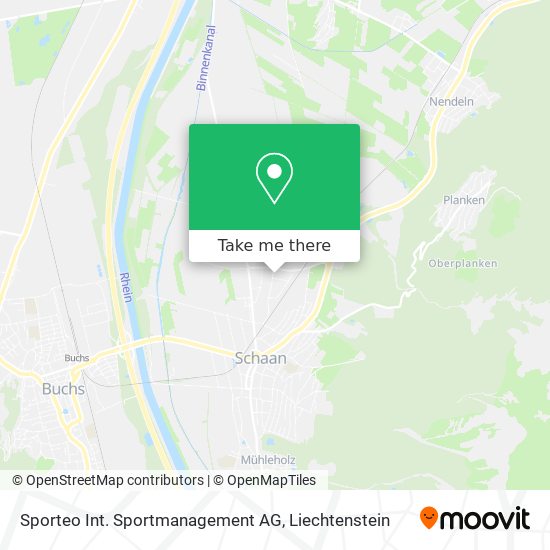 Sporteo Int. Sportmanagement AG map