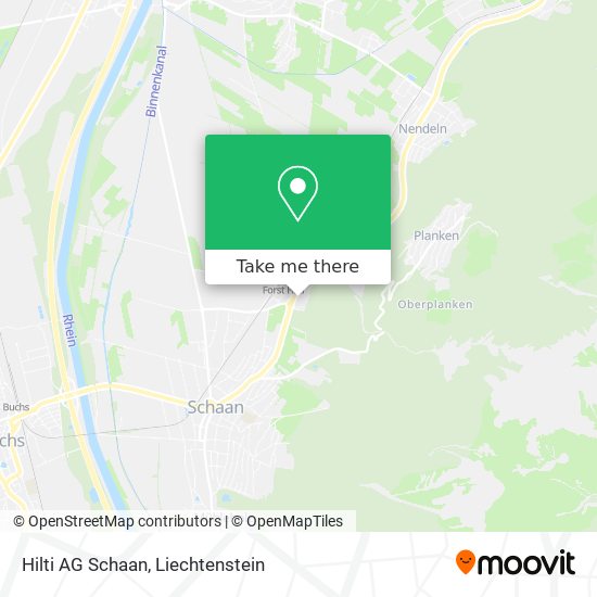 Hilti AG Schaan map