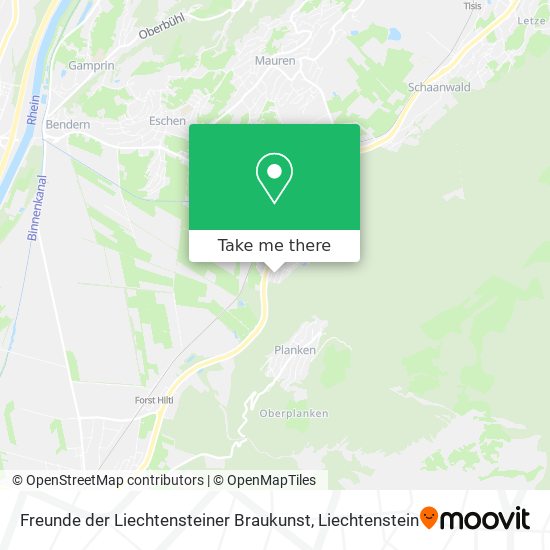 Freunde der Liechtensteiner Braukunst map
