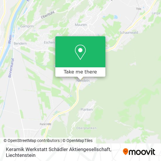 Keramik Werkstatt Schädler Aktiengesellschaft map