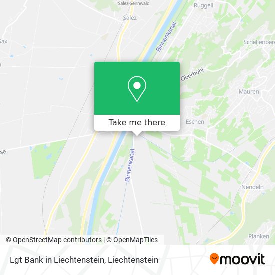 Lgt Bank in Liechtenstein map