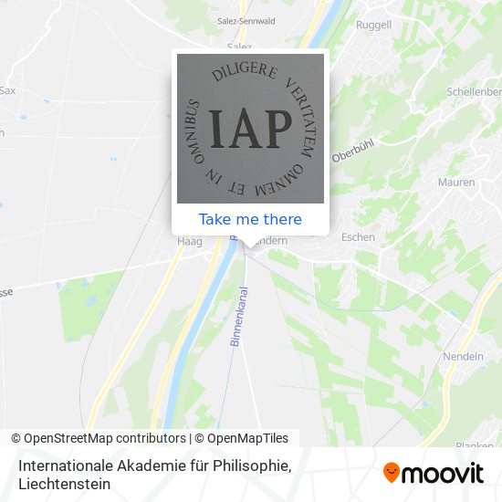 Internationale Akademie für Philisophie map
